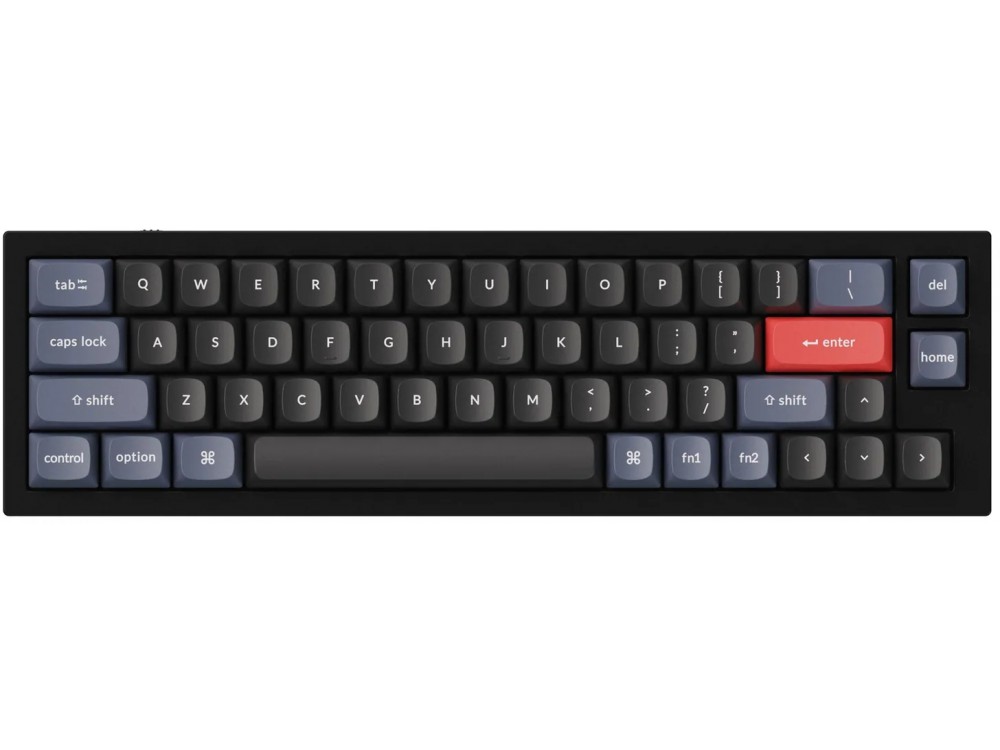 USA Keychron Q9 QMK RGB Tactile Aluminium Mac/PC Carbon Black Custom Keyboard, picture 1