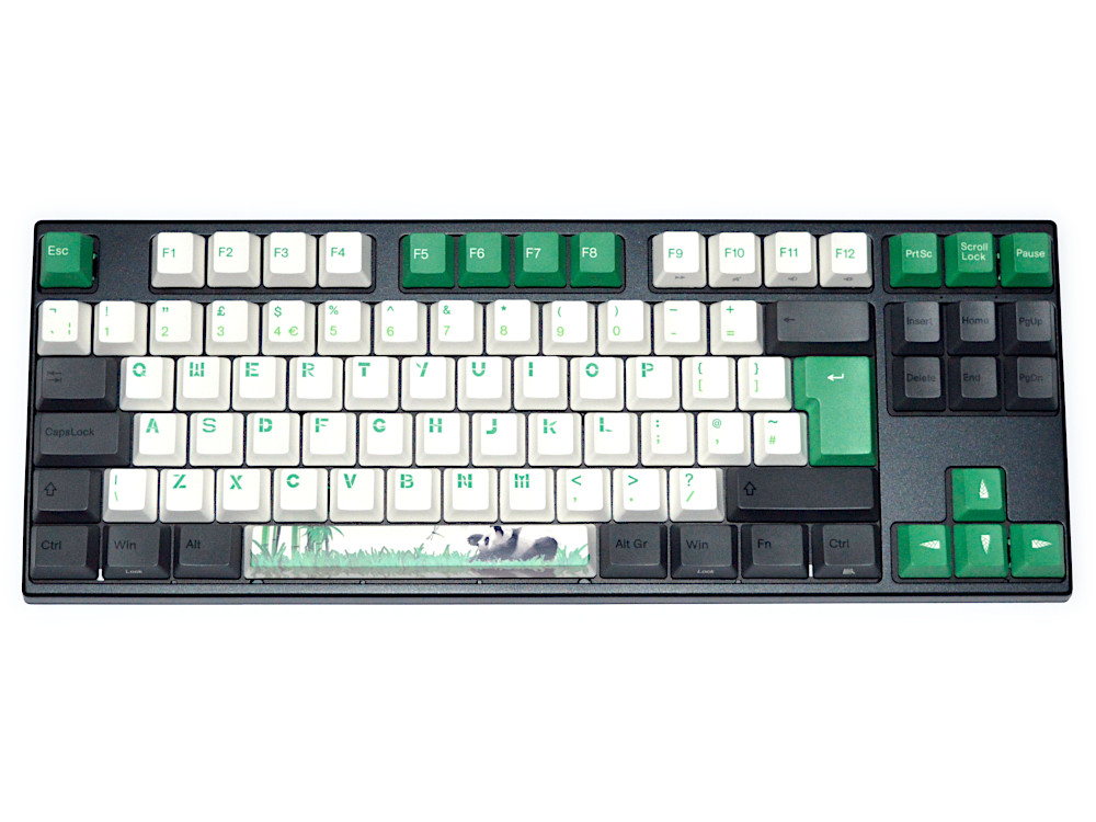 V050 UK MA88M V2 Panda R2 PBT Backlit EC Rose V2 Keyboard, picture 1