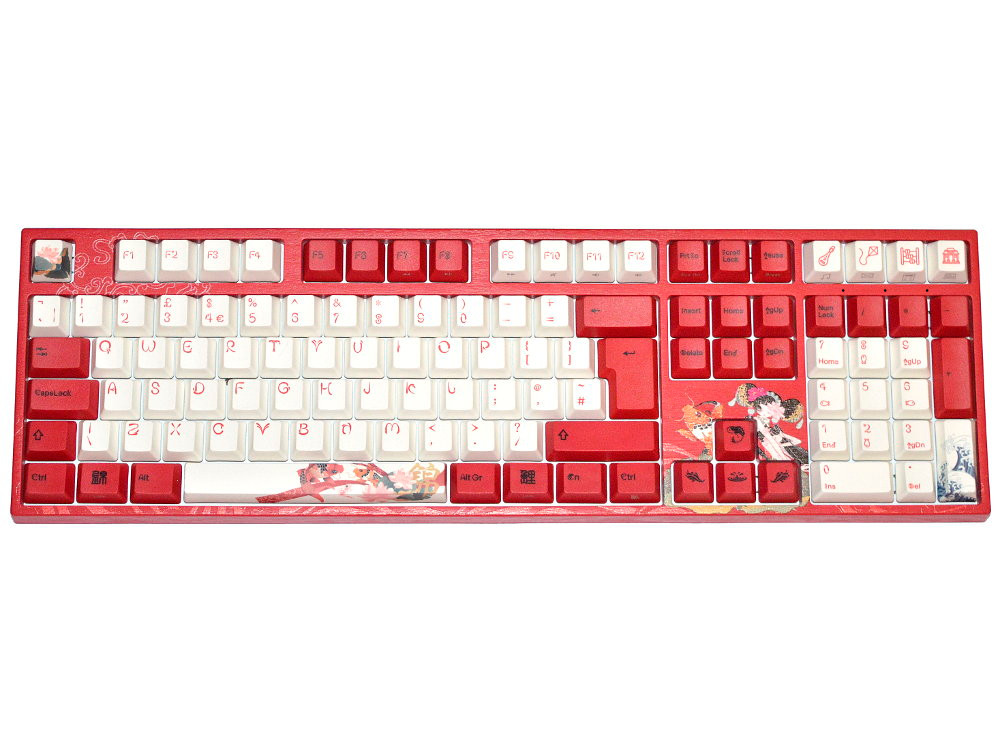 V110 UK VA109M V2 Koi PBT Backlit MX Red Linear Keyboard