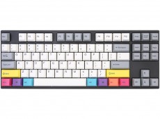 V504 USA VA87M V2 CMYK PBT Backlit MX Brown Tactile TenKeyLess Keyboard