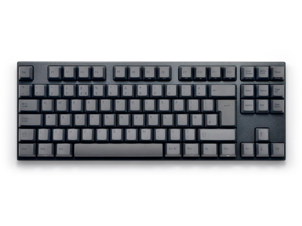 V175 UK VA88M V2 Charcoal PBT Backlit MX Silent Red Soft Linear Keyboard, picture 1