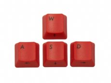 Filco Red WASD Keys for Cherry MX Switches