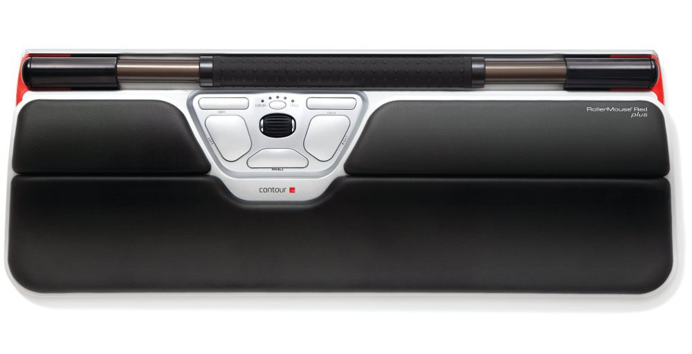 The RollerMouse is one of several ergonomic mouse replacements.