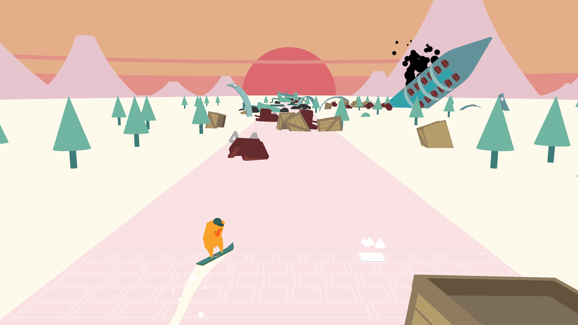 skiing