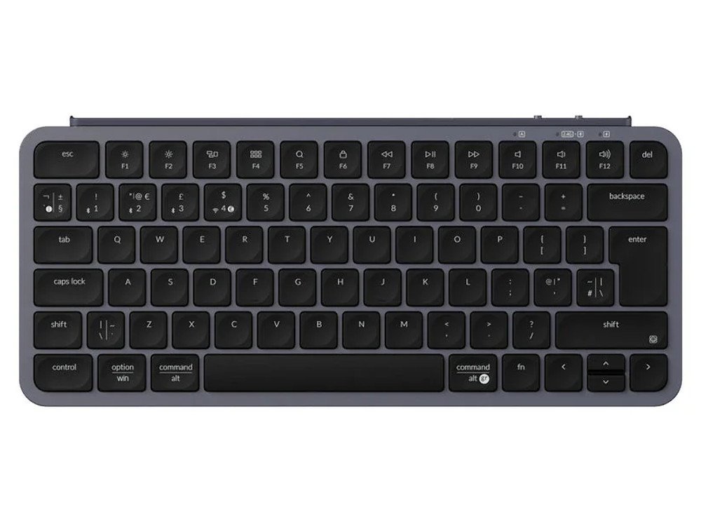 UK Keychron B1 Pro BT 2.4G ZMK Ultra-slim PC/Mac 75% Space Gray Keyboard