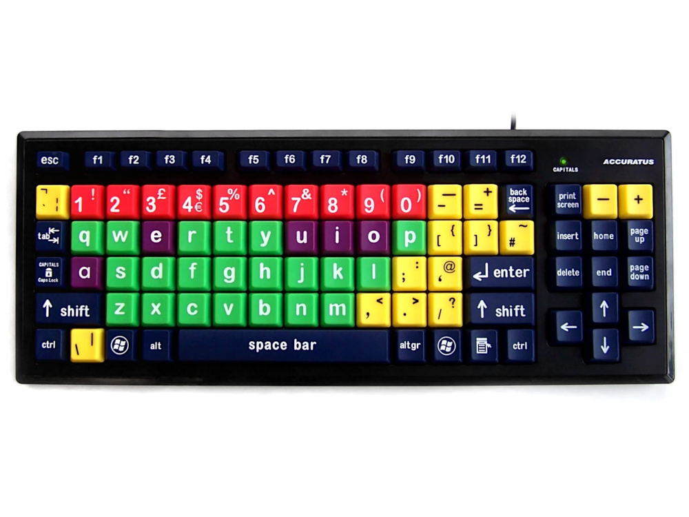Large Key Colourful Lower Case Childrens SEN Keyboard