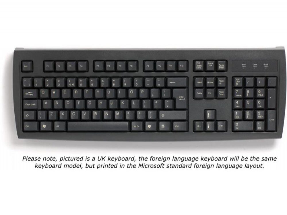Black foreign chicony keyboard large-1