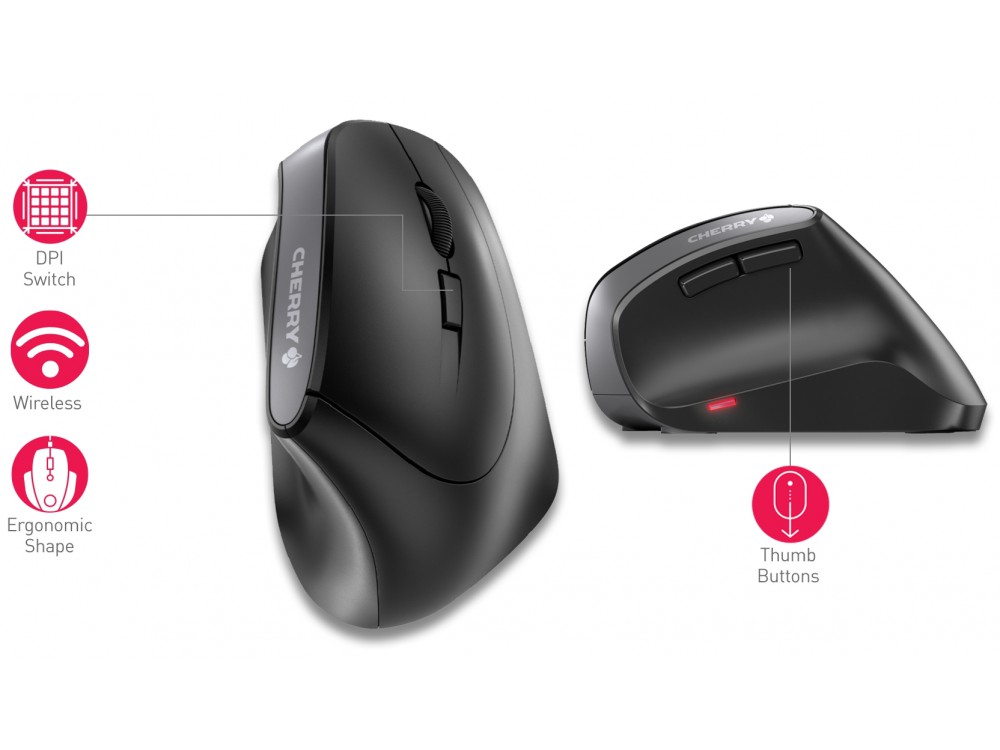 Cherry mw 4500 ergonomic mouse