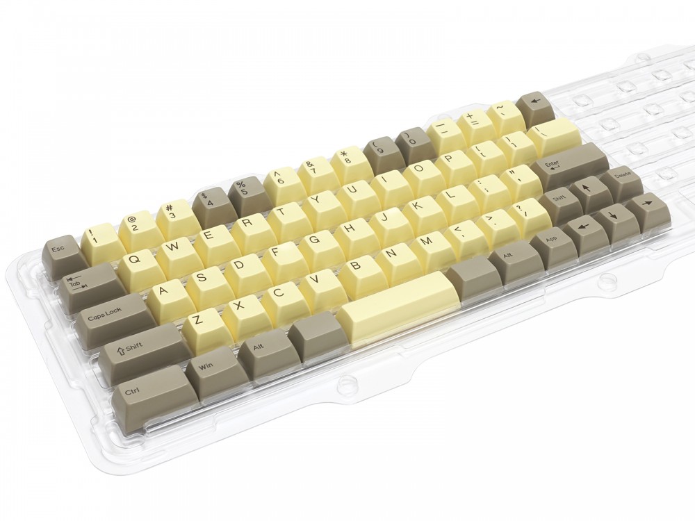 Double shot Filco minila key set USA chocolat custard
