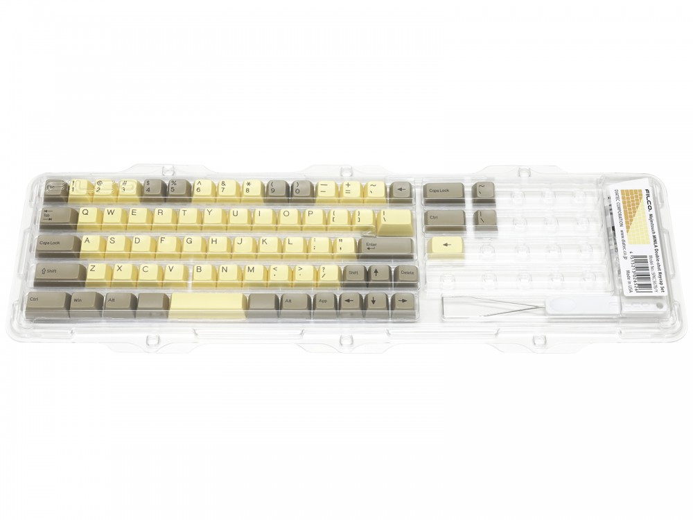 Double shot Filco minila key set USA chocolat custard
