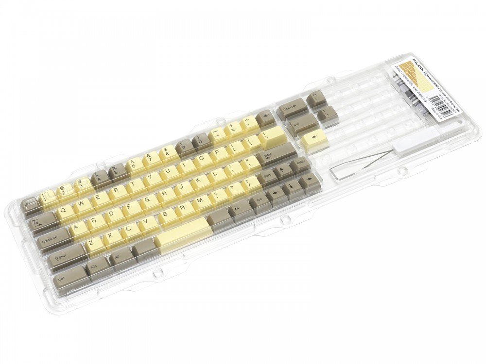 Double shot Filco minila key set USA chocolat custard