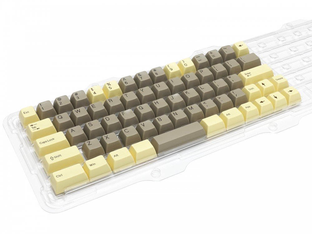 Double shot Filco minila key set USA custard chocolat