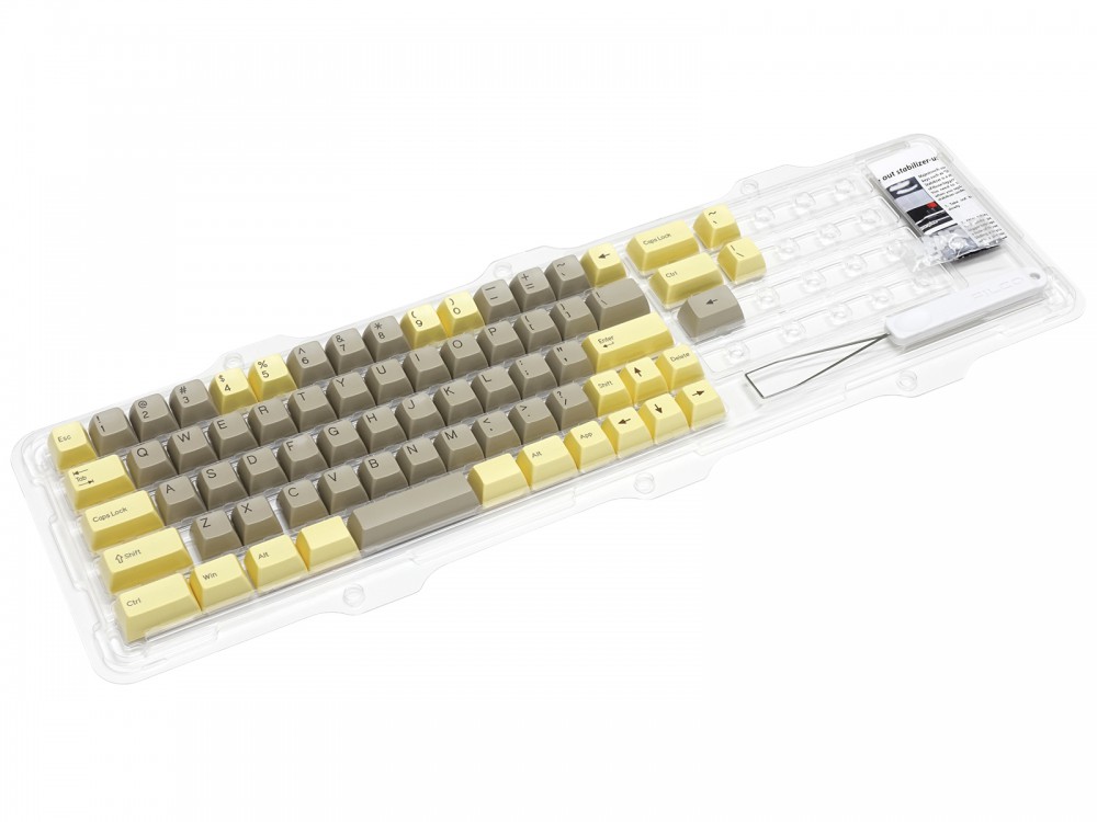 Double shot Filco minila key set USA custard chocolat