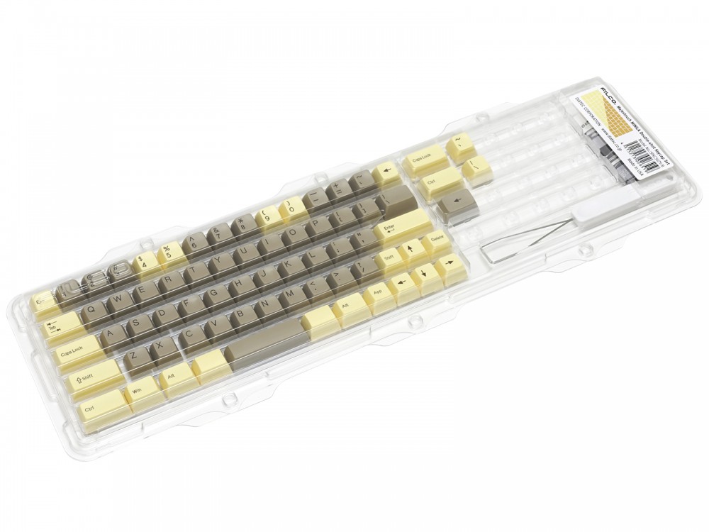 Double shot Filco minila key set USA custard chocolat