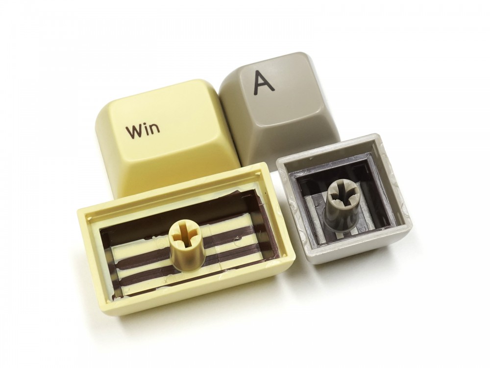 Double shot Filco minila key set USA custard chocolat