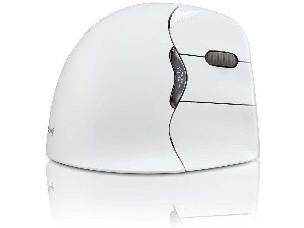 Evoluent vertical mouse right handed bluetooth white