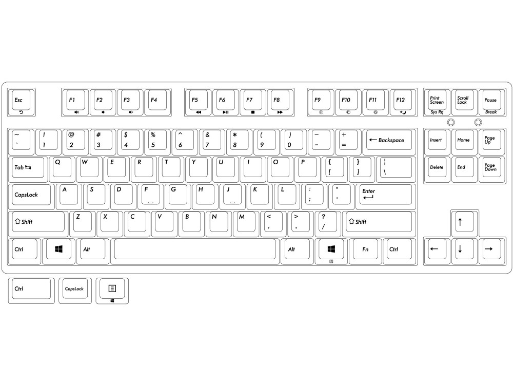 Filco majestouch 2ss tenkeyless US