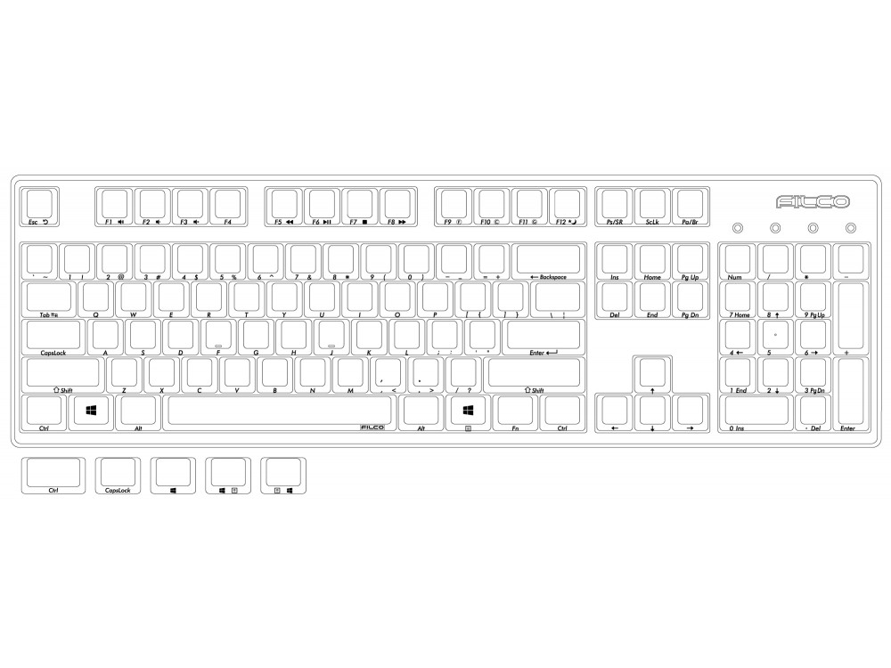 Filco ninja majestouch stingray red US