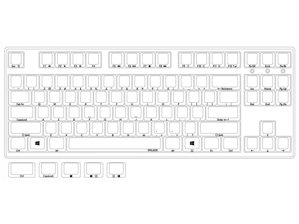 Filco ninja majestouch stingray tenkeyless red US