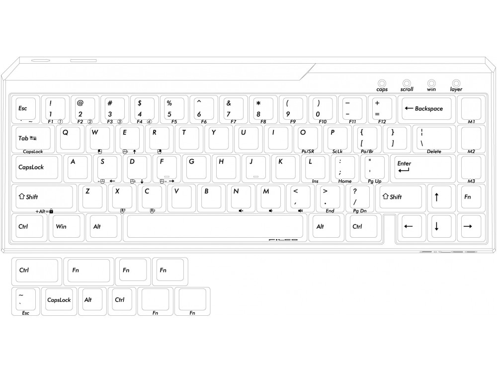 Filco xacro m3a keyboard US