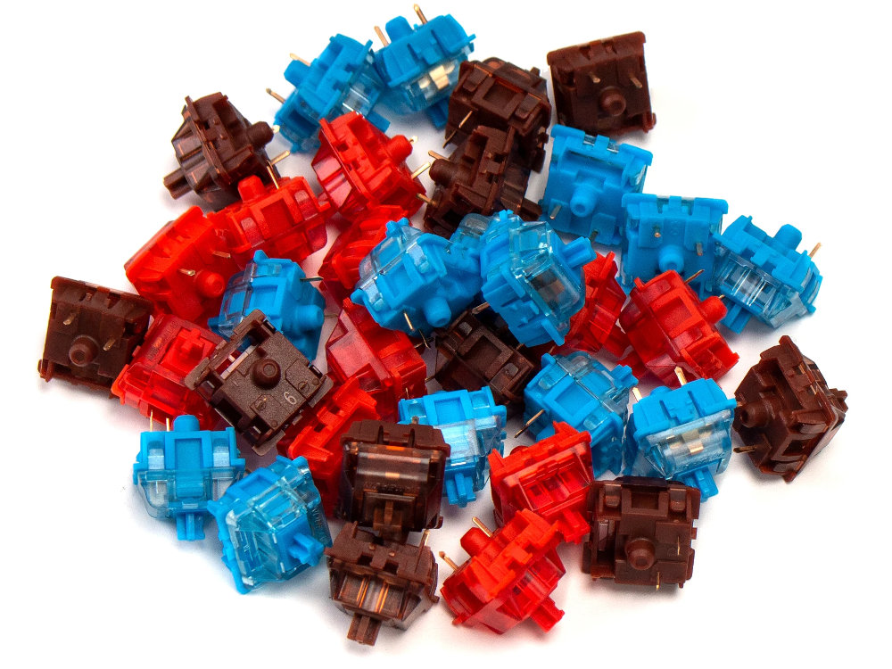 Gateron Phantom 35 Switch Sets and Holder