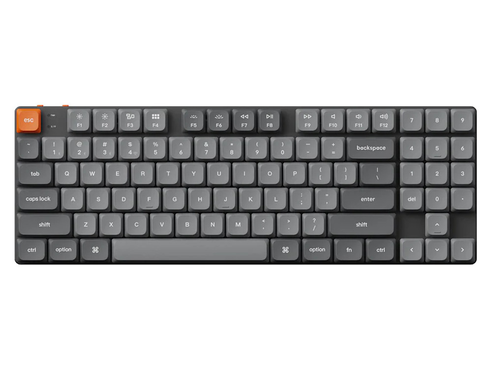 K13 max QMK RGB low-profile 2.4g bluetooth TKL keyboard US large-1