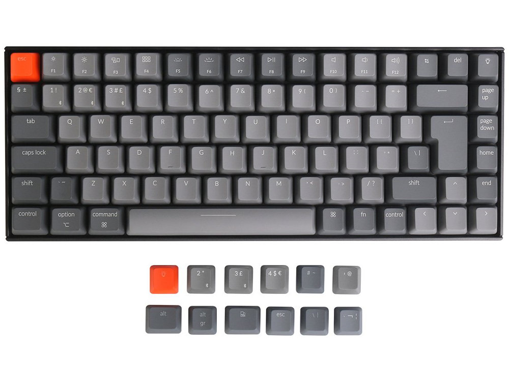 K2v2 RGB convertible ABS keyboard UK large-1