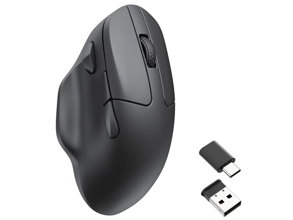 Keychron m7 ergonomic bluetooth 2.4g USB mouse black