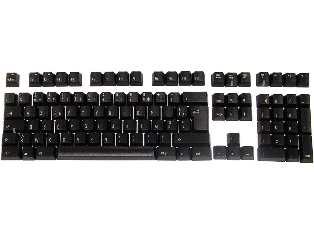 Matias Keyset French Black PC Full for Matias European Keyboards