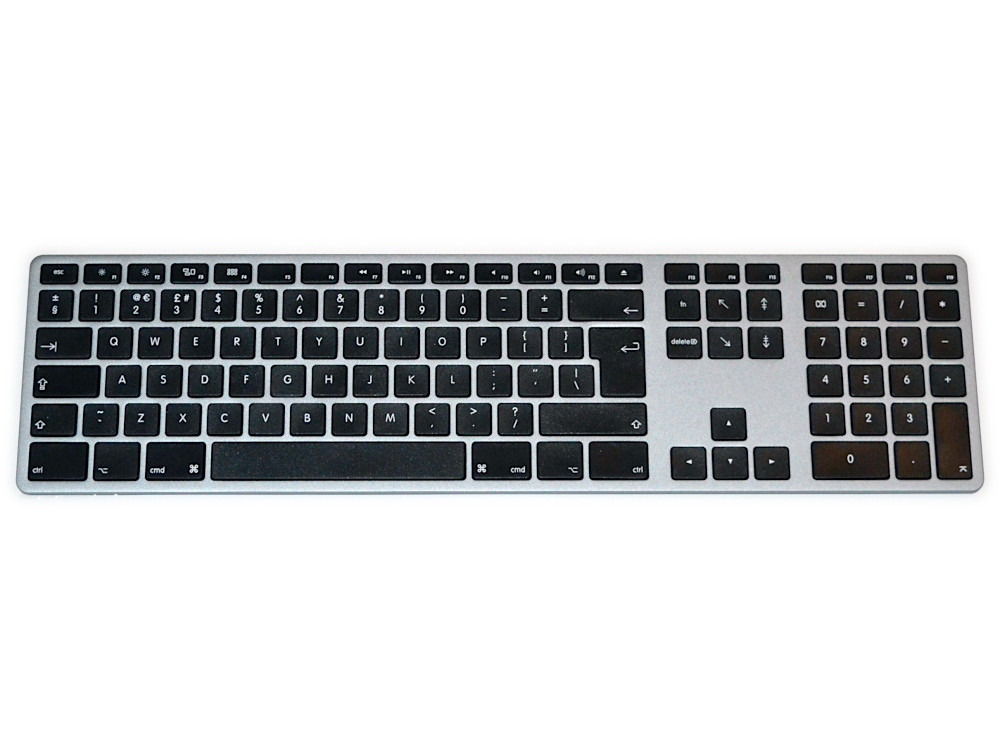 UK Matias Wireless 2.G Aluminium Mac Standard Keyboard Space in Gray