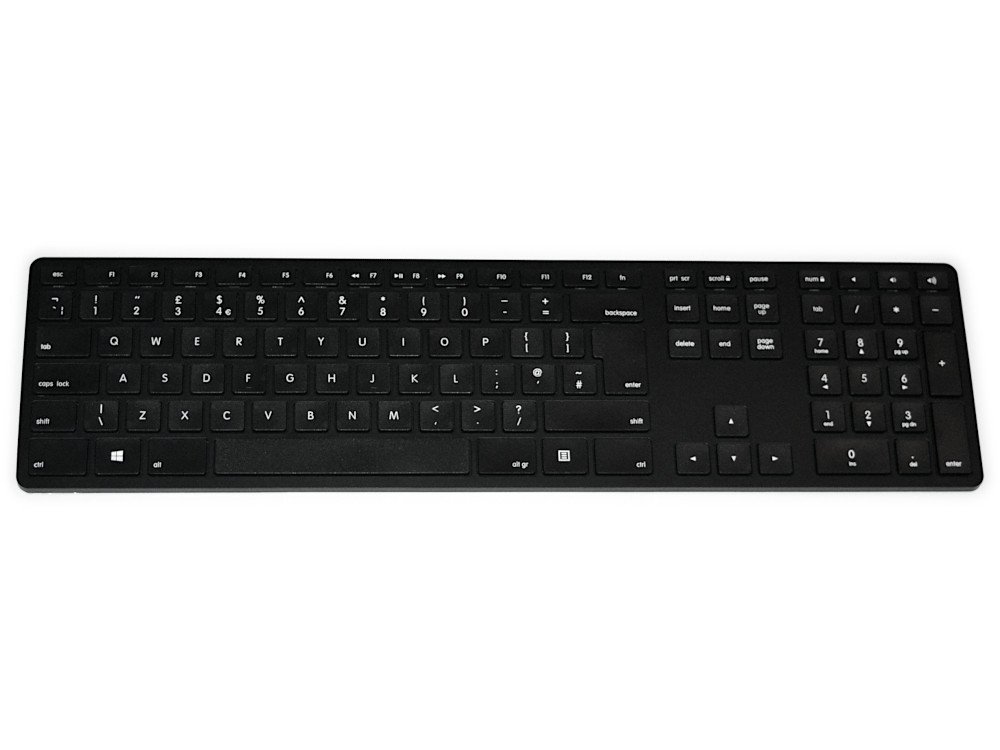 UK Matias Wireless 2.4G PC Keyboard Black
