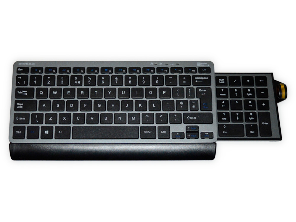 Number Slide Retractable Keypad Bluetooth Keyboard