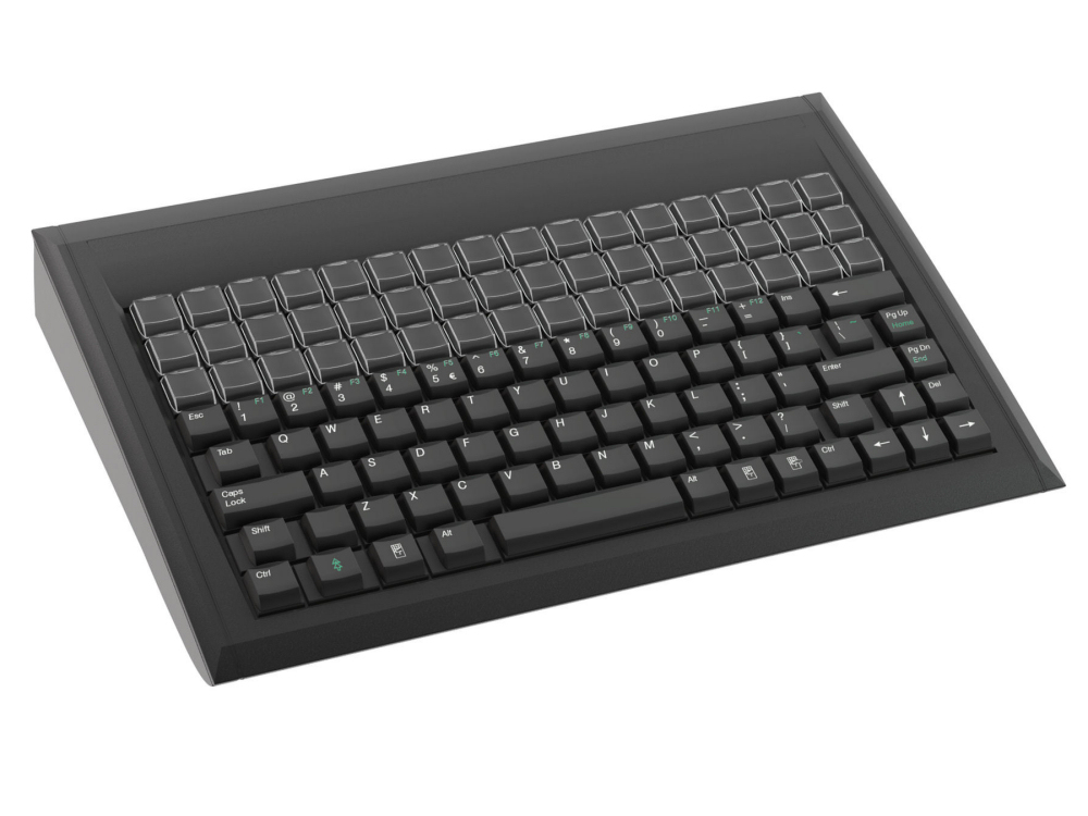 Tipro 119 Key Programmable Alpha Numeric USB HUB Black
