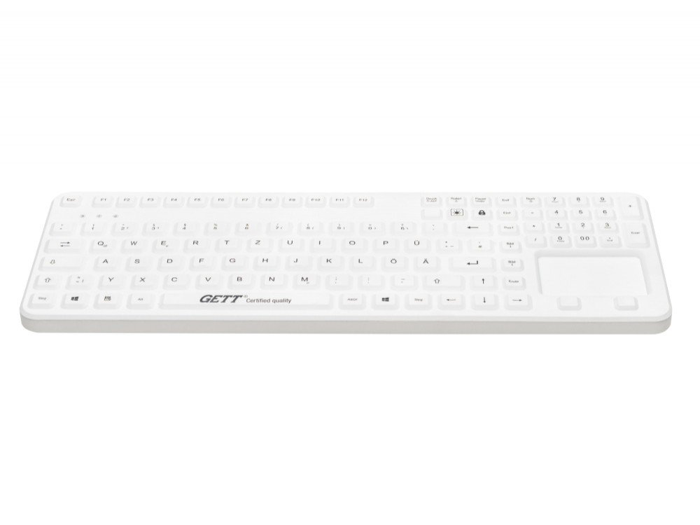 Desktop Silicone Medical Touchpad Keyboard IP68