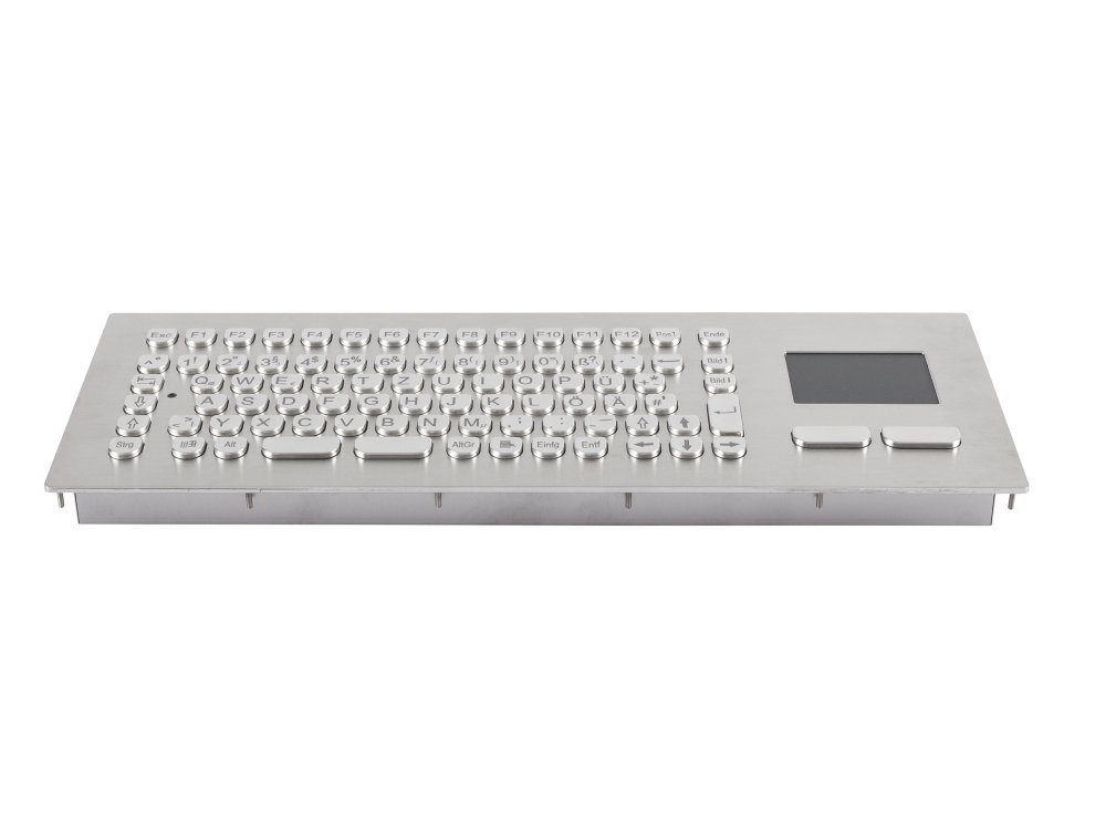 Stainless Steel Panel Mount Compact Touchpad Keyboard