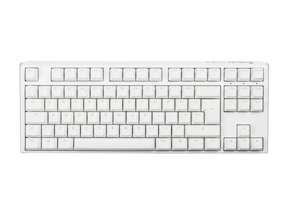 UK Ducky one 3 classic white RGB tenkeyless gaming keyboard large-1