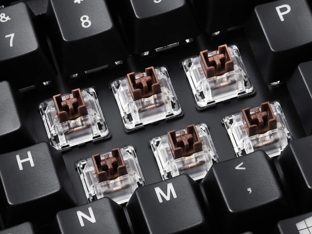 USA rack style RGB hub keyboard with large 55mm trackball scroll