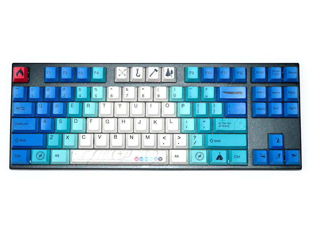 V501 USA VA87M Summit R2 PBT Backlit Tactile Tenkeyless Keyboard