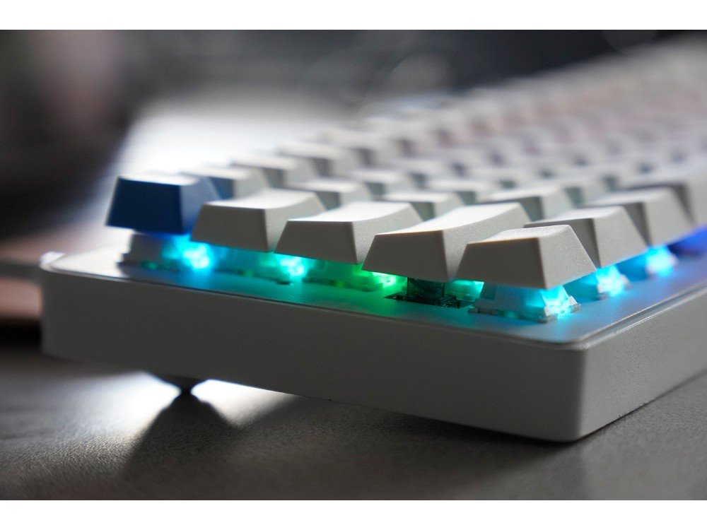Whitefox eclipse Bluetooth RGB mac PC 65 percent aluminium keyboard US
