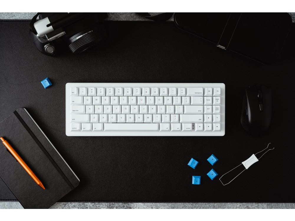 Whitefox eclipse Bluetooth RGB mac PC 65 percent aluminium keyboard US