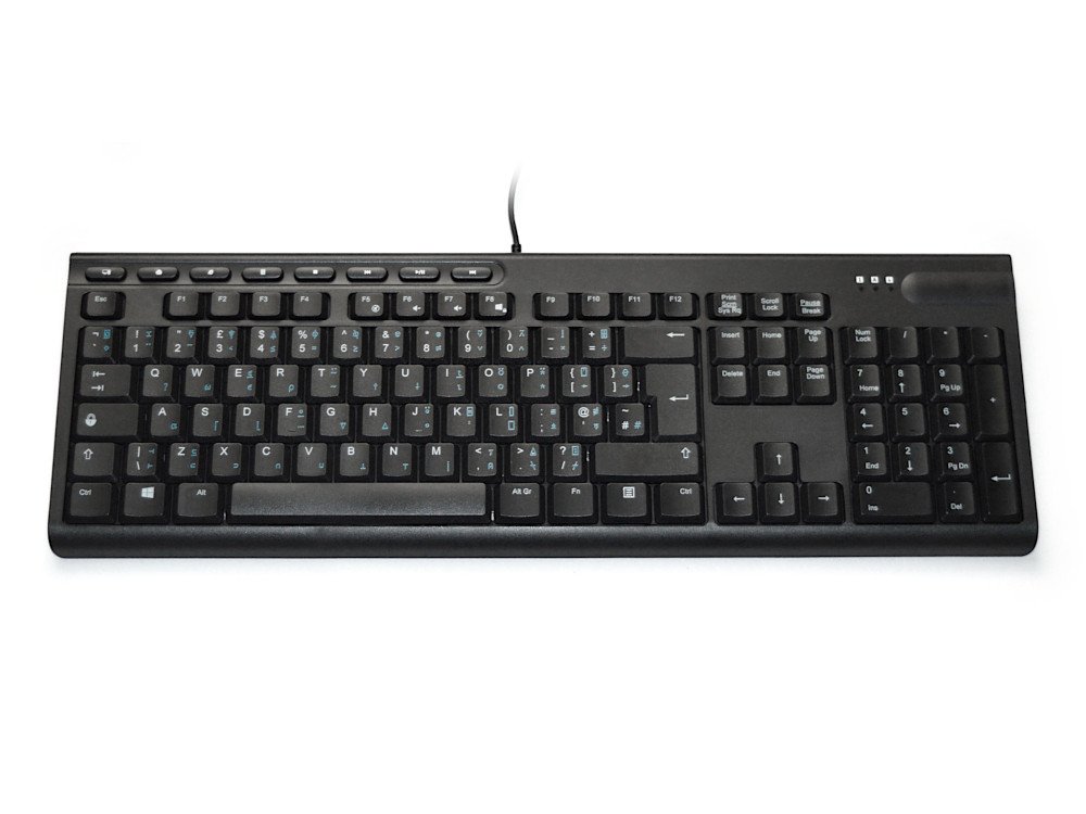 Apl keyboard black USB UK large-1