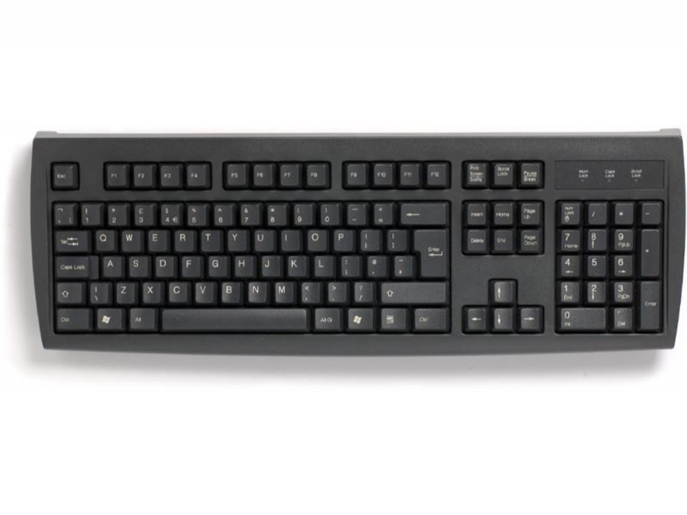 Black PS/2 keyboard