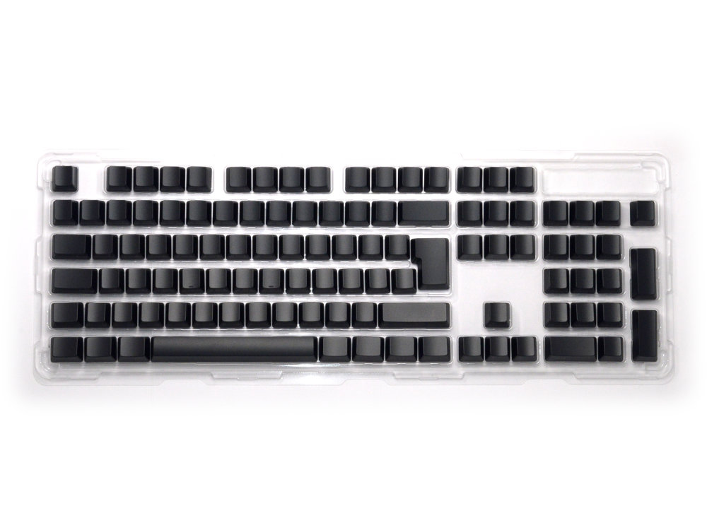 Blank Black Filco 105 Key Keyset Pack