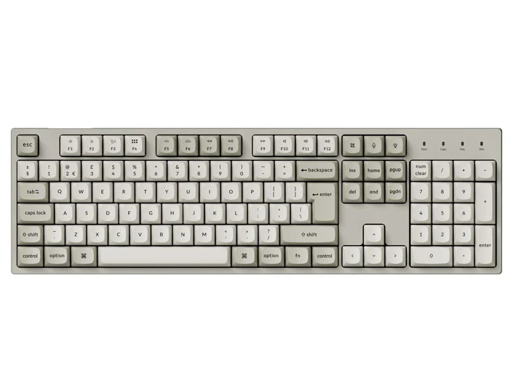 C2 pro 8k QMK full-size wired keyboard UK large-1