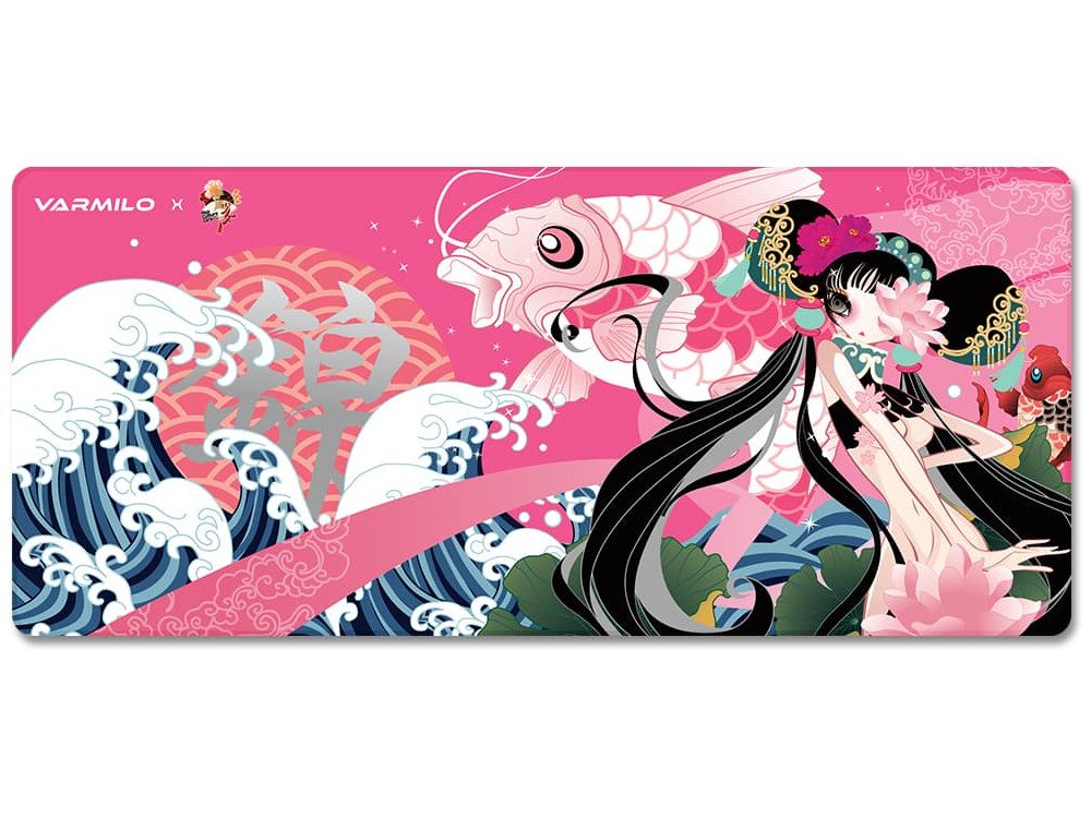 Varmilo Koi Series Camellia Desk Mat Extra Large