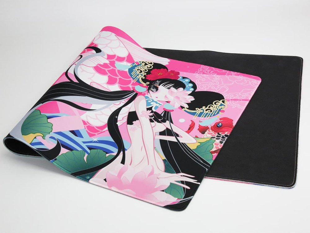 Camellia desk mat extra large