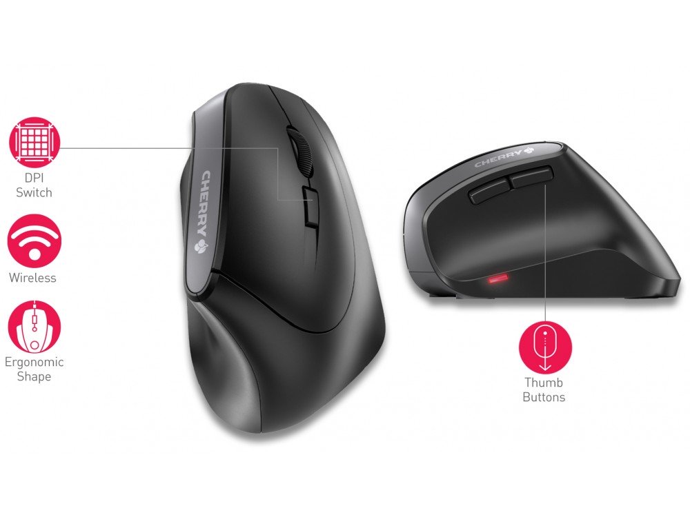 Cherry mw 4500 ergonomic mouse