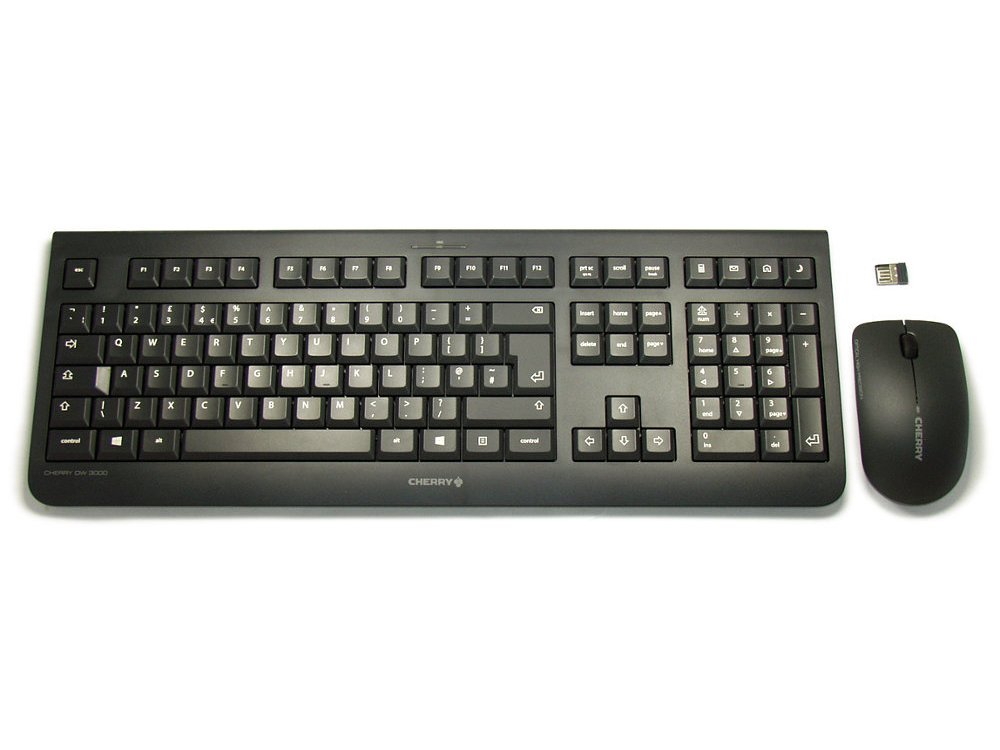CHERRY Wireless Quiet Keyboard and Mouse Set DW 3000
