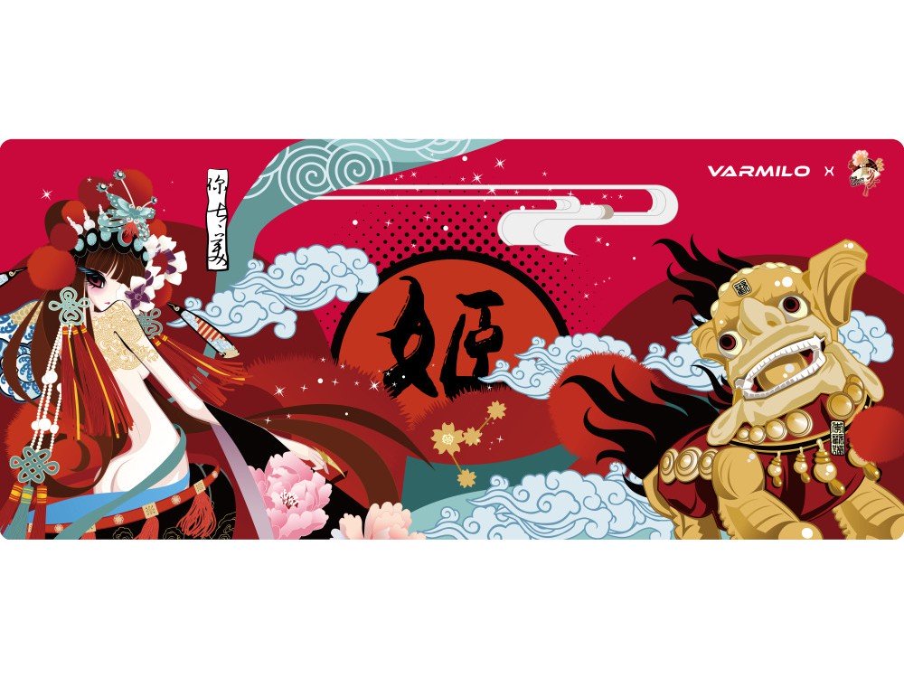 Varmilo Beijing Opera Series Consort Yu Desk Mat Extra Large
