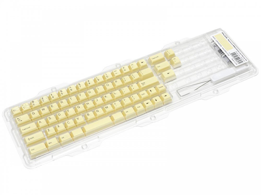 Double shot Filco minila key set USA custard